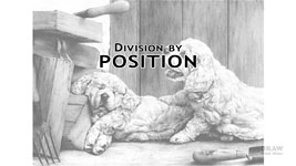 Position as a division - background, midground, or foreground