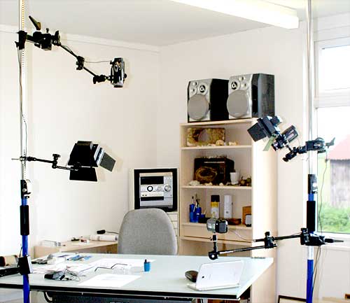 Filming in my studio