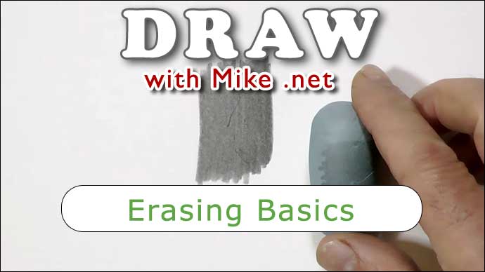 Erasing Basics - the different types of eraser.  Which erasers to use, which to avoid, and why