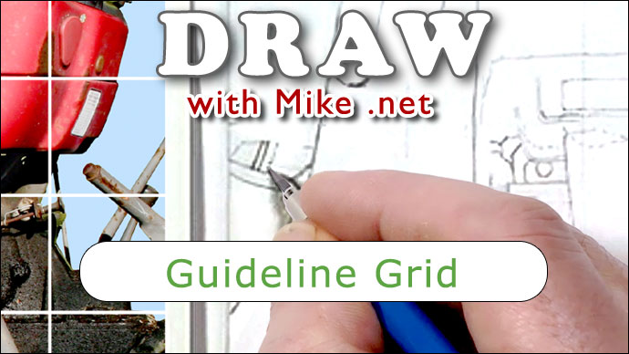 How to transfer a photo to drawing paper using a grid.