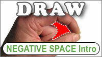 An introduction to Negative Space in pencil drawing