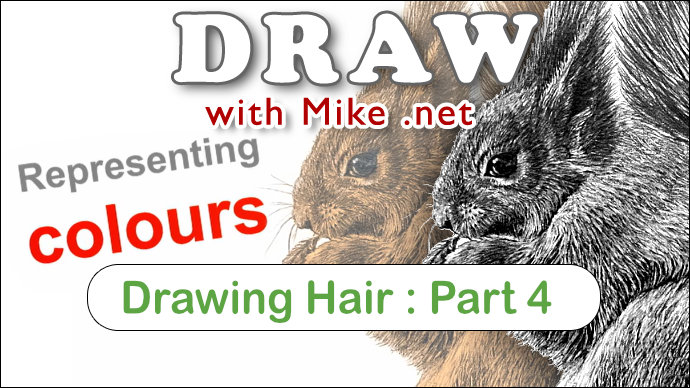 Part 4: How to draw different colours of hair with graphite pencil. Also, using Visual Clues, and how to nail your story in drawing with graphite pencil