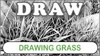 Three enjoyable and effective techniques for drawing foreground, midground, and background grass