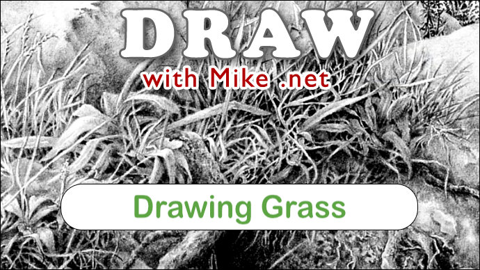 Three effective techniques for drawing grass in graphite pencil