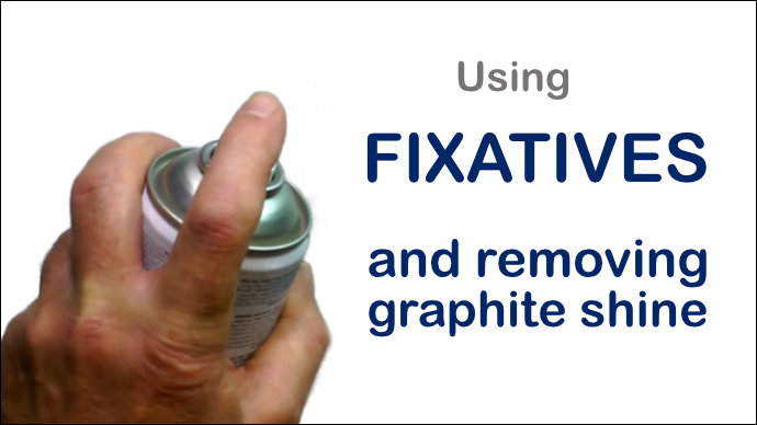 How to use fixatives for pencil drawings