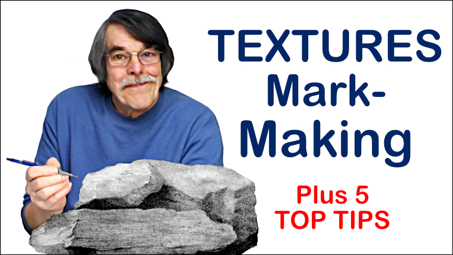 Textures: which pencil marks to make for which texture
