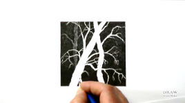 Negative drawing in action