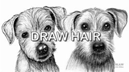 Drawing hair by drawing actual hair is the reverse of what you should be doing