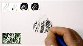 Method 2: demonstration of drawing grass