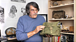 Introduction to the demonstration subject - a canvas army bag