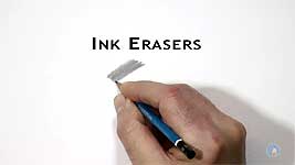 Ink Erasers and why not to use them for pencil drawings