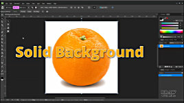 Removing a photo's solid background
