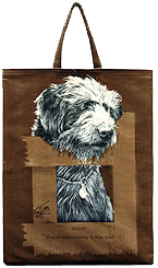 Shopping bag - Bearded Collie cross