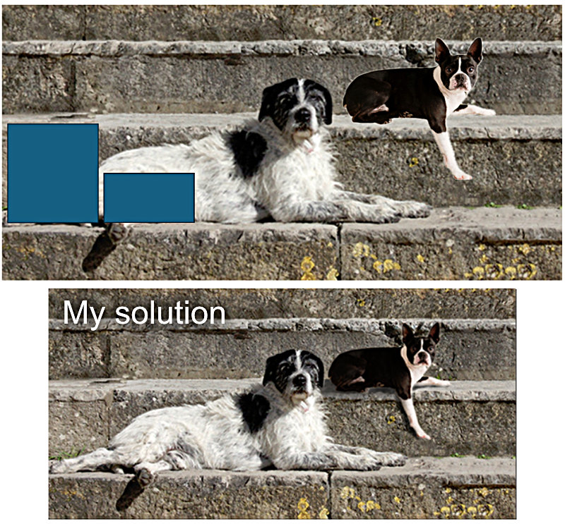 Resizing an element imported into sanother scene