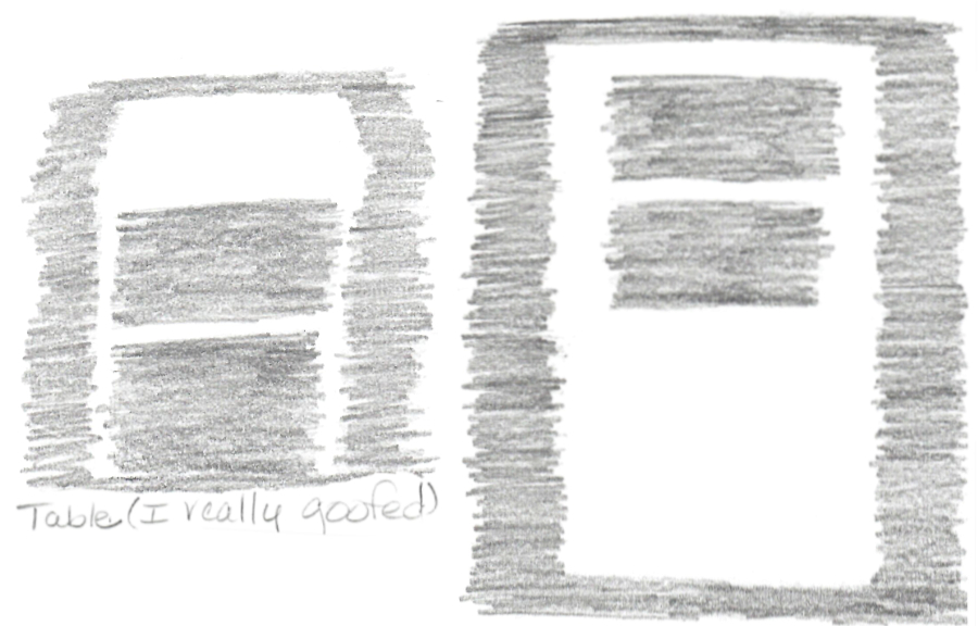 Negative drawing exercise